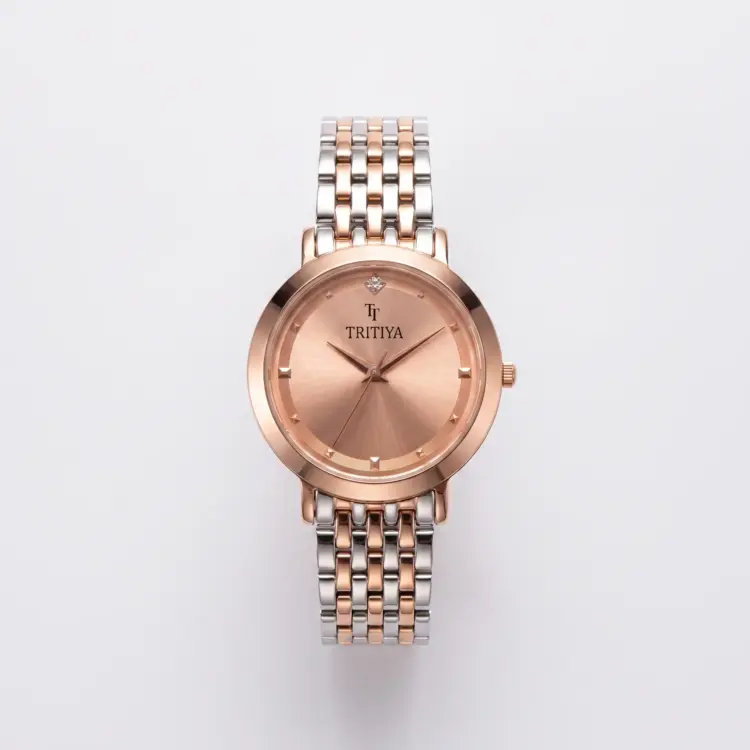 Élise Diamond Rose Gold Ladies Watch