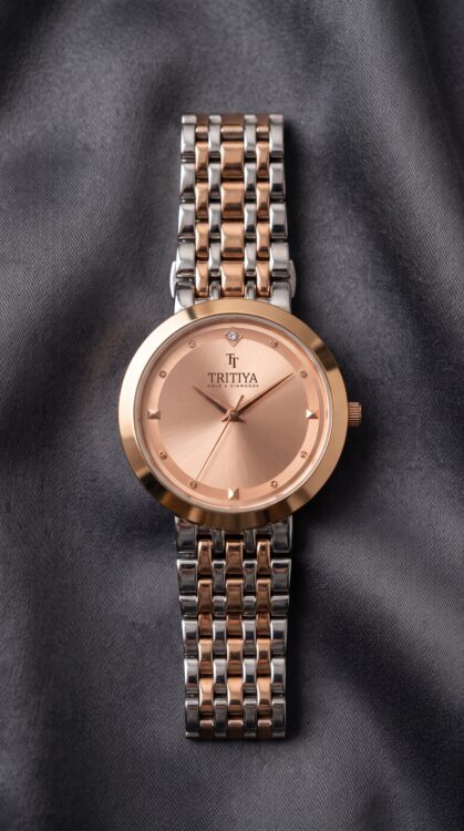 Élise Diamond Rose Gold Ladies Watch