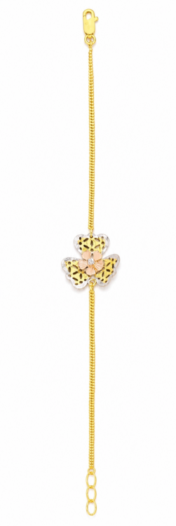 Elegant Butterfly Gold Bracelet for Women