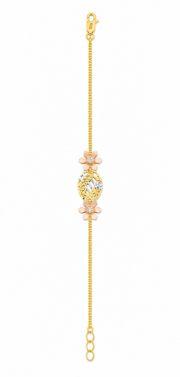 Lightweight Adjustable Gold Bracelet
