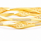 Gold bengles