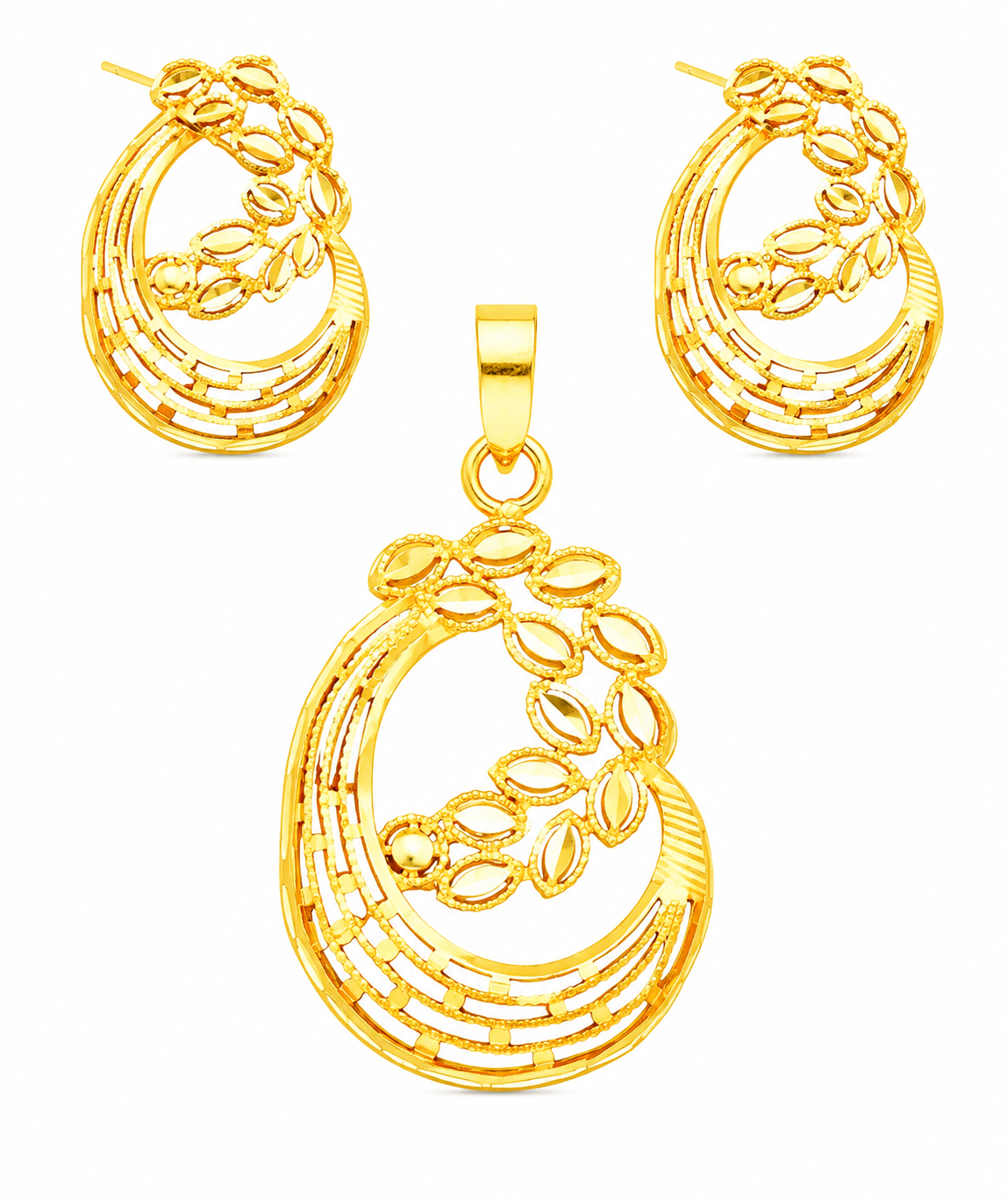 Gold Pendant set
