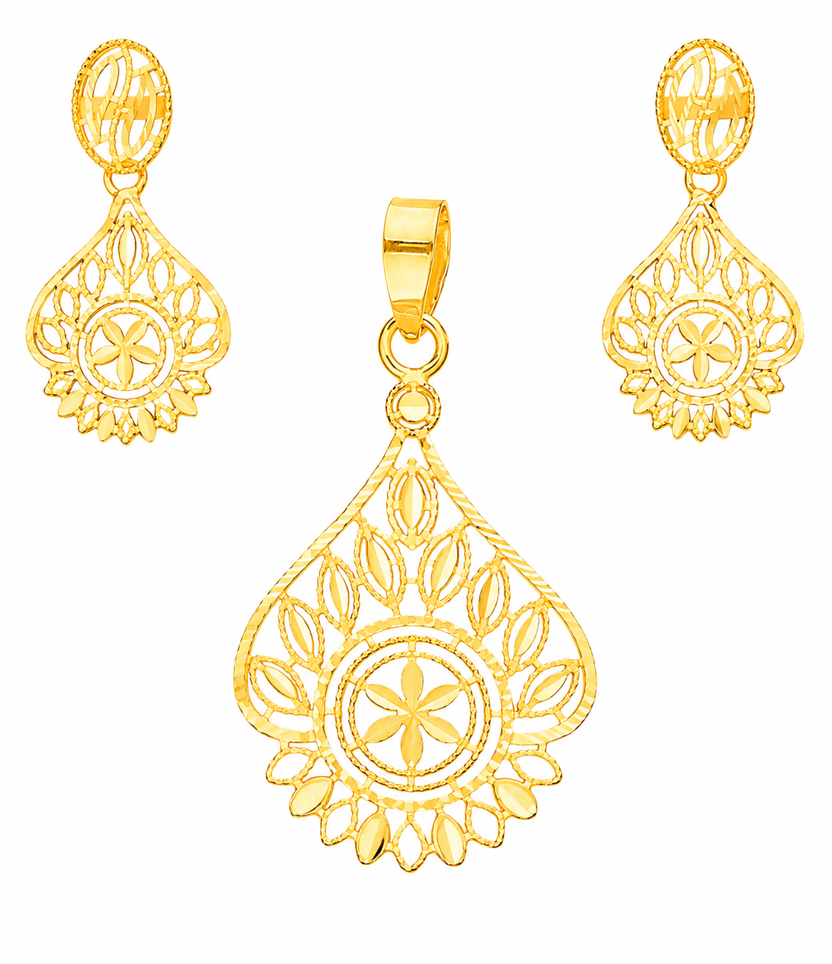Golden bengles set