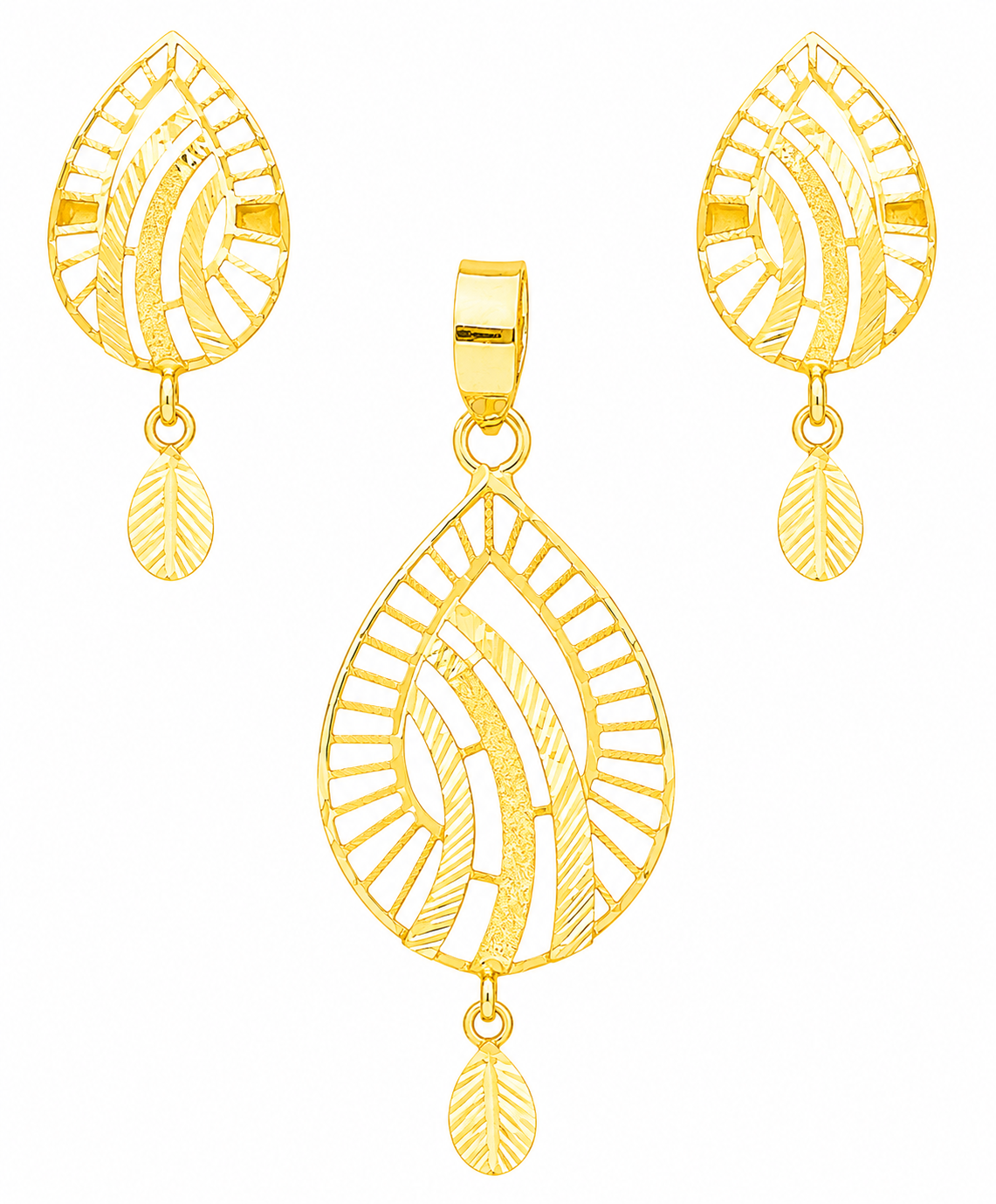 Gold Pendant set