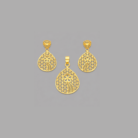 Golden pendant set