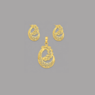 Gold Pendant set